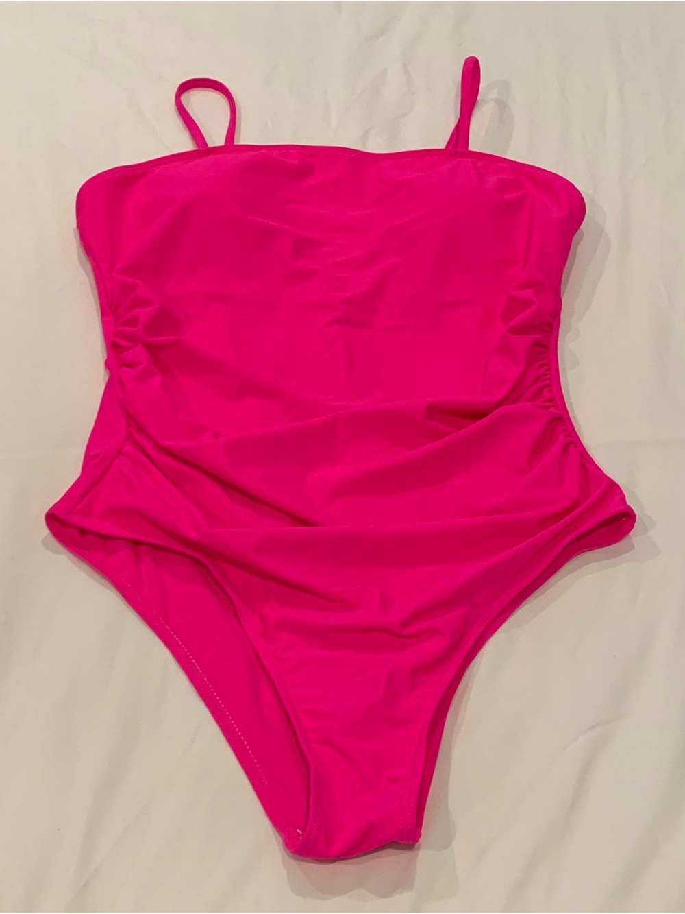Women's Hot Pink One-Piece Swimwear